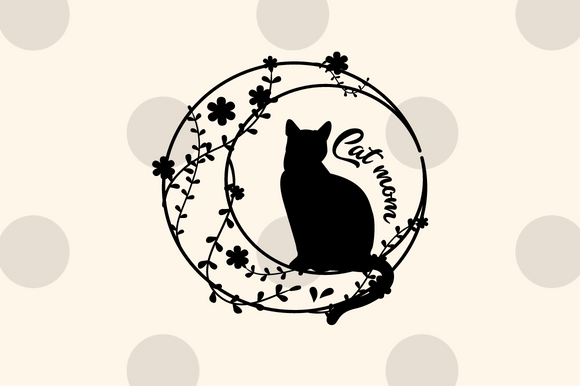 Cat Mama SVG for Crafts and Graphics