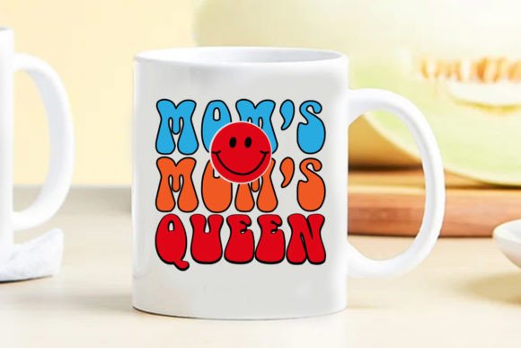 Retro Mom Queen Graphics for Crafts