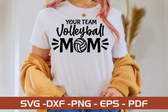 Your Team Volleyball Mom SVG Design Review